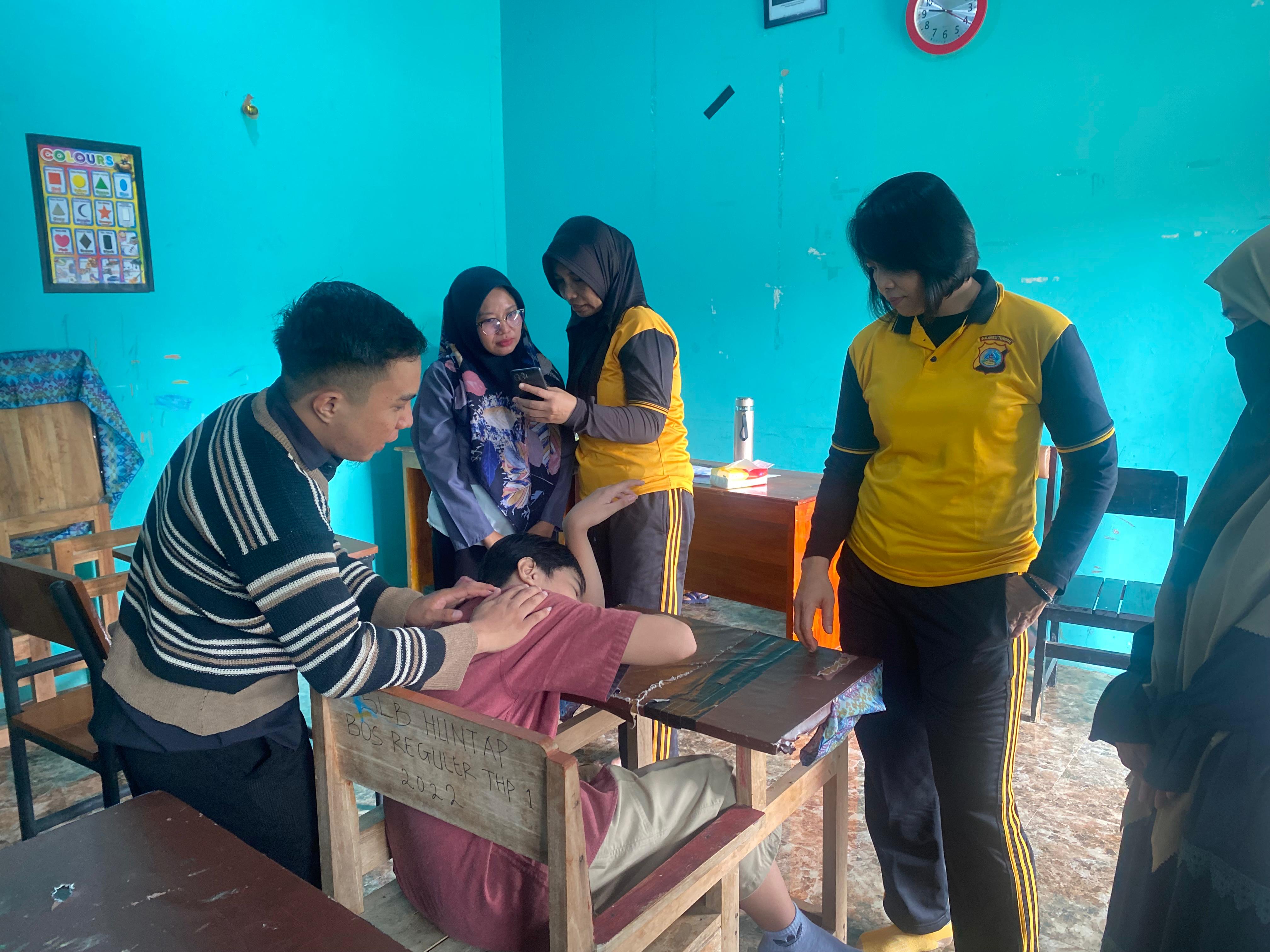 BIDDOKKES Palu Kunjungi SLB Huntap untuk Observasi Kegiatan Bakti Sosial